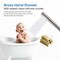 Kibi Circular Floor Mount Tub Filler With Hand Shower - Brush Nickel KTF301BN - alternate 7